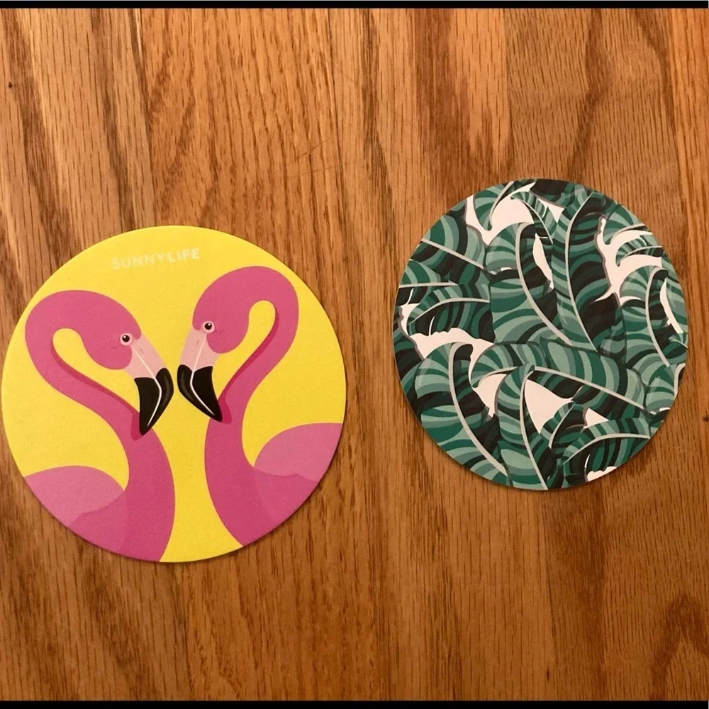 Sunnylife Reversible coasters  16- Sip & Flip - NIB